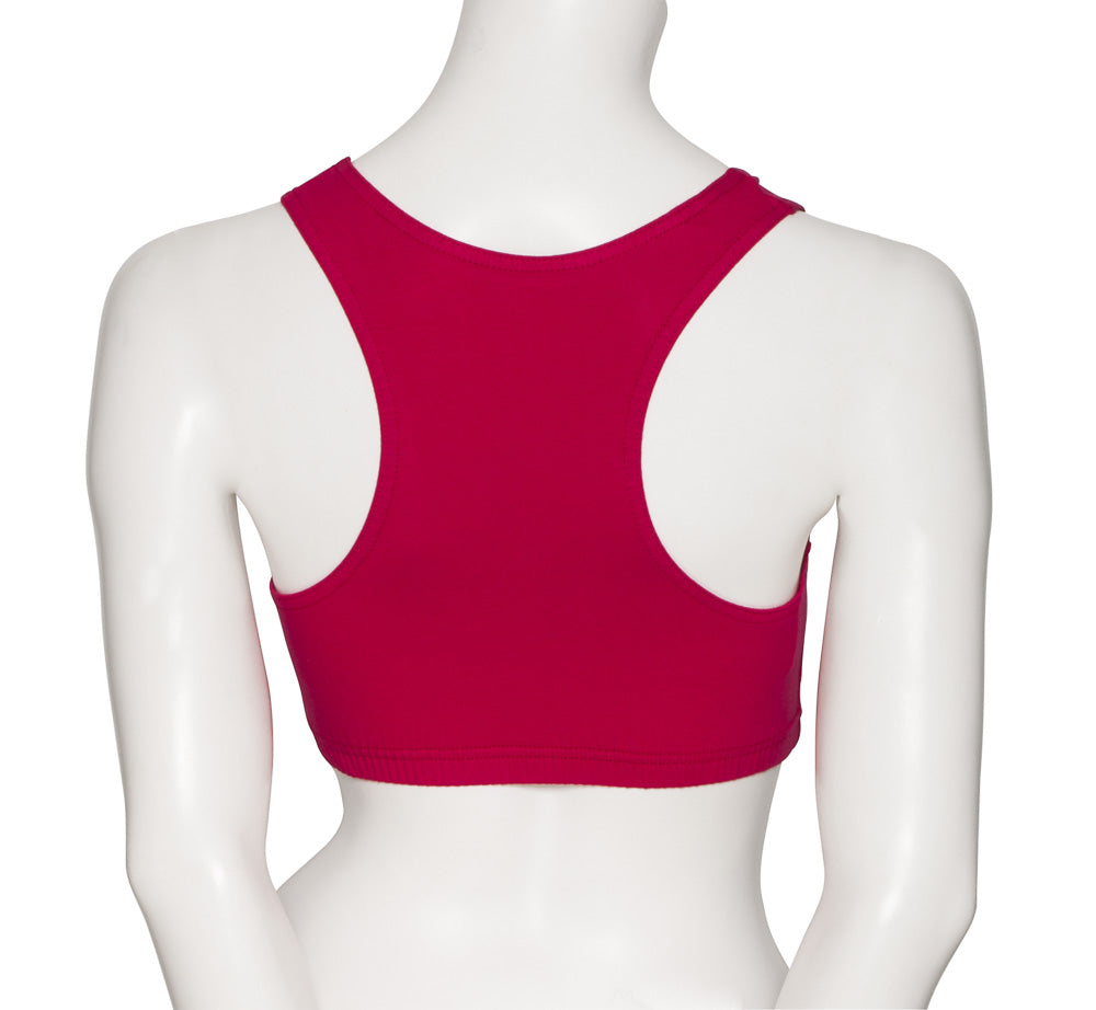 KCTC-5 Women's All Colours Cotton Racer Back Dance Fitness Gym Crop Top