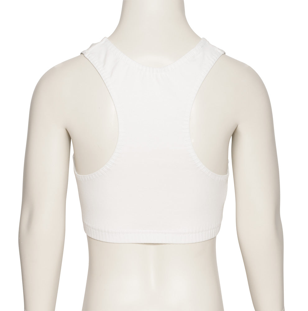 KCTC-5 Girls All Colours Cotton Racer Back Dance Fitness Gym Crop Top