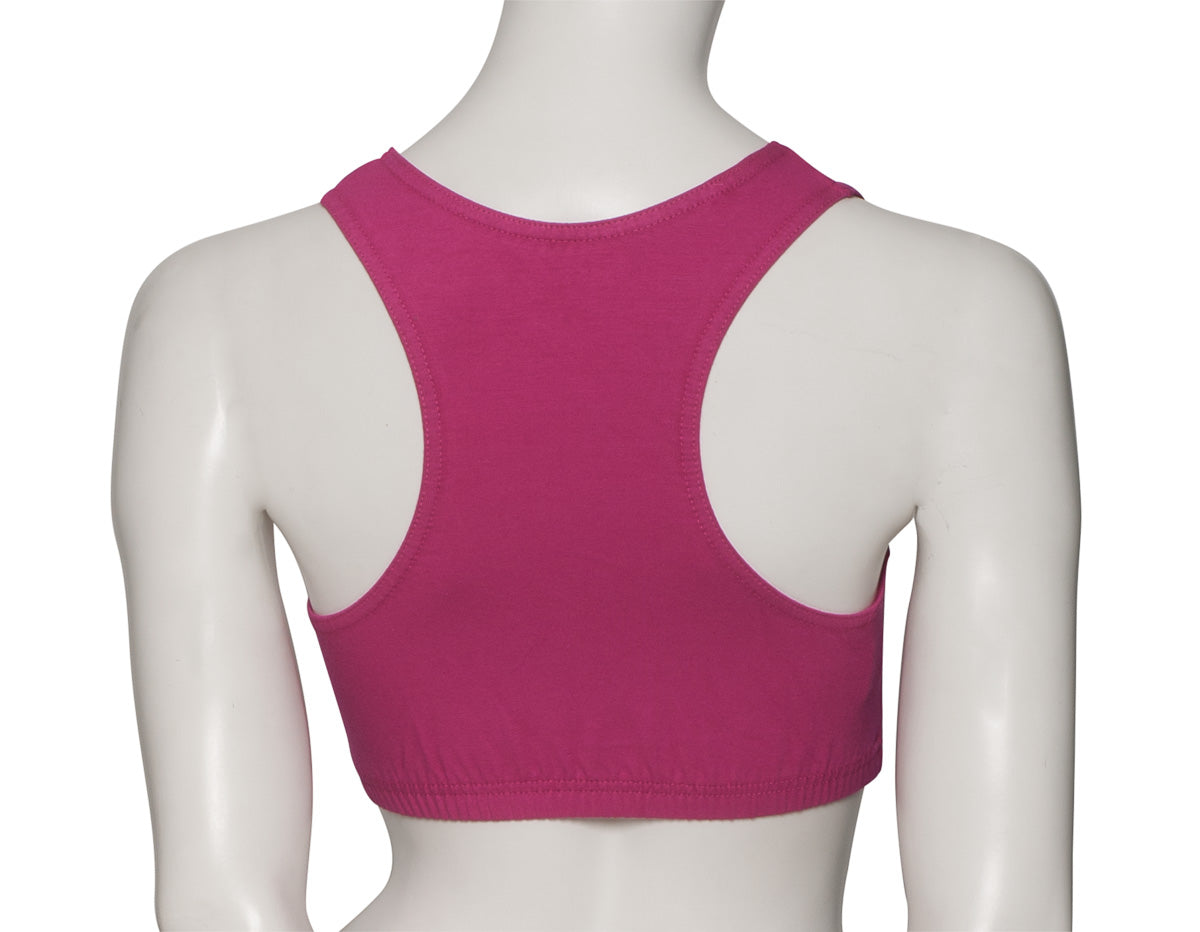 KCTC-5 Women's All Colours Cotton Racer Back Dance Fitness Gym Crop Top