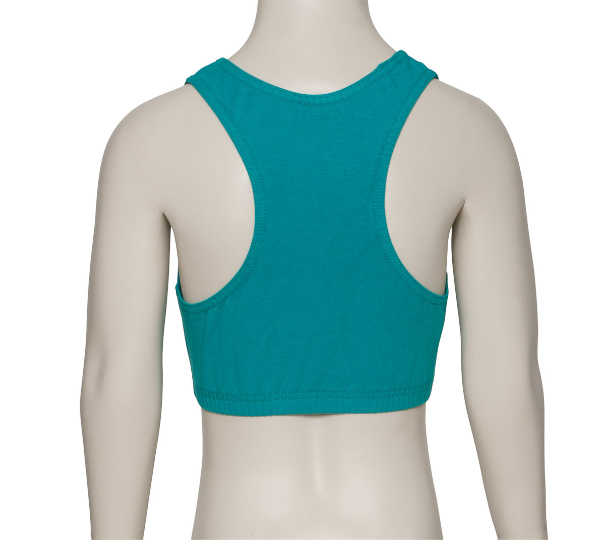 KCTC-5 Girls All Colours Cotton Racer Back Dance Fitness Gym Crop Top