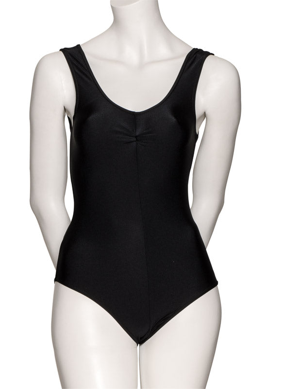 KDC006 Women's All Colours Nylon Lycra Sleeveless Ruched Dance Gymnastics Leotard