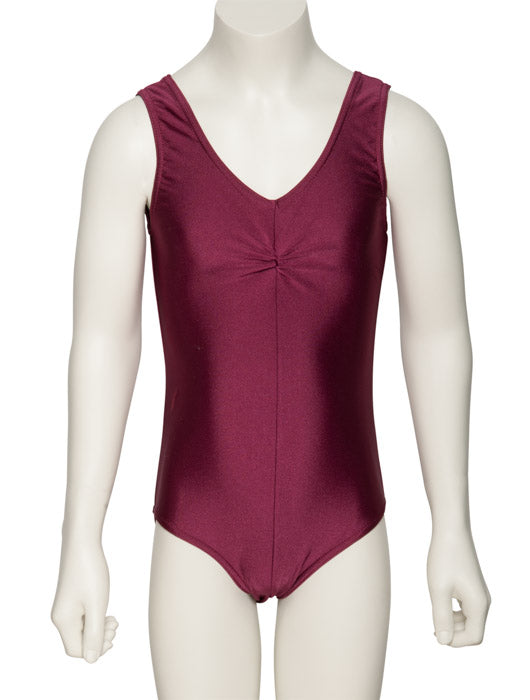 KDC006 Girls All Colours Nylon Lycra Sleeveless Ruched Dance Gymnastics Leotard