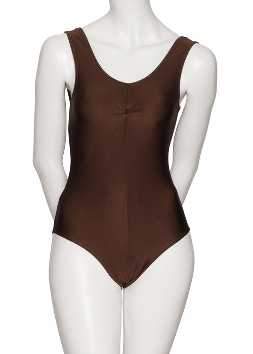 KDC006 Women's All Colours Nylon Lycra Sleeveless Ruched Dance Gymnastics Leotard