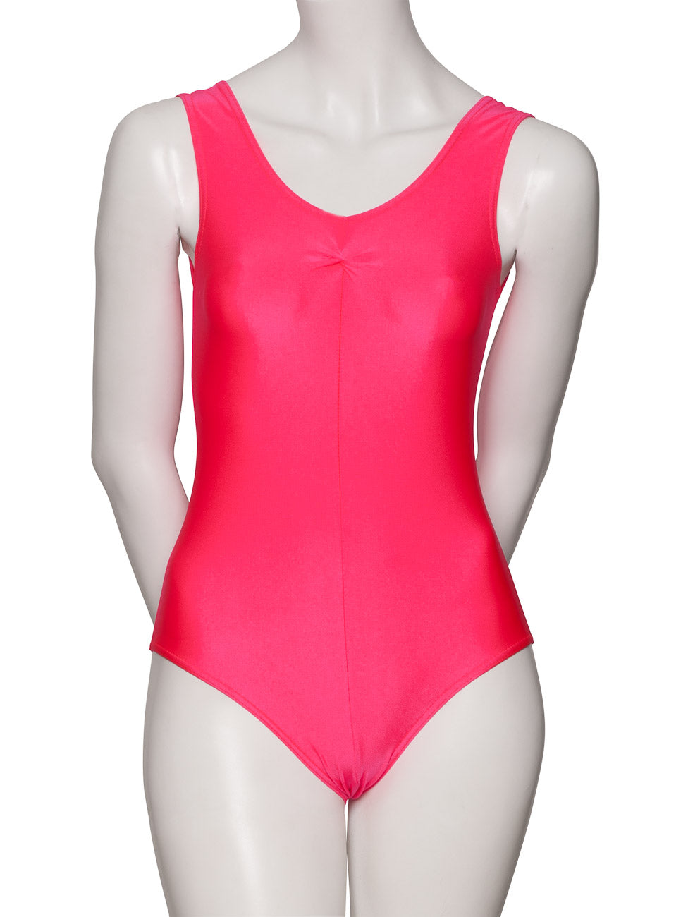 KDC006 Women's All Colours Nylon Lycra Sleeveless Ruched Dance Gymnastics Leotard