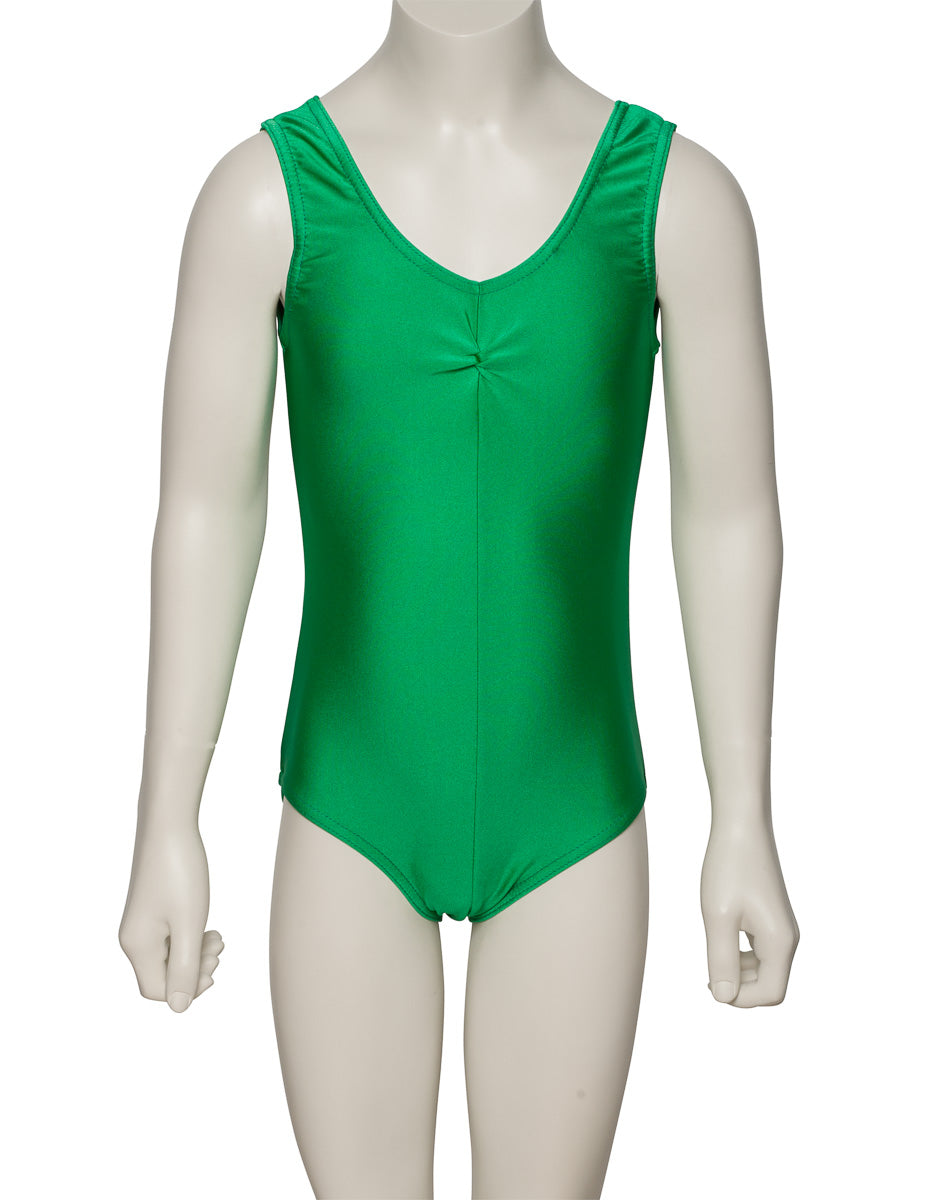KDC006 Girls All Colours Nylon Lycra Sleeveless Ruched Dance Gymnastics Leotard