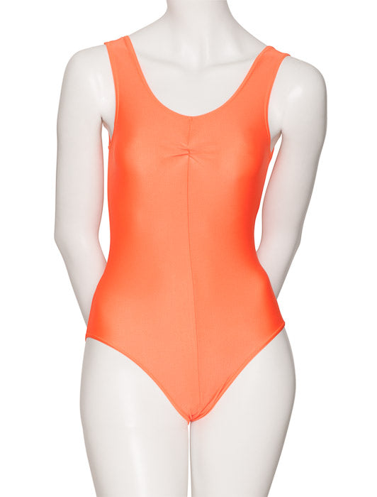 KDC006 Women's All Colours Nylon Lycra Sleeveless Ruched Dance Gymnastics Leotard