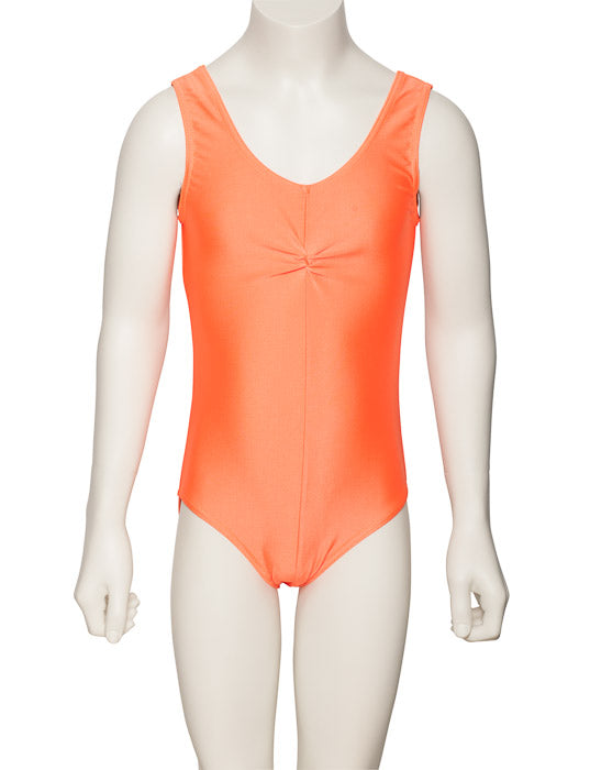 KDC006 Girls All Colours Nylon Lycra Sleeveless Ruched Dance Gymnastics Leotard