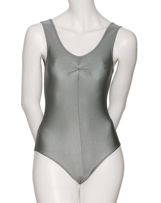 KDC006 Women's All Colours Nylon Lycra Sleeveless Ruched Dance Gymnastics Leotard
