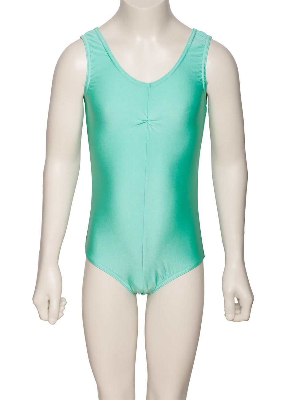 KDC006 Girls All Colours Nylon Lycra Sleeveless Ruched Dance Gymnastics Leotard