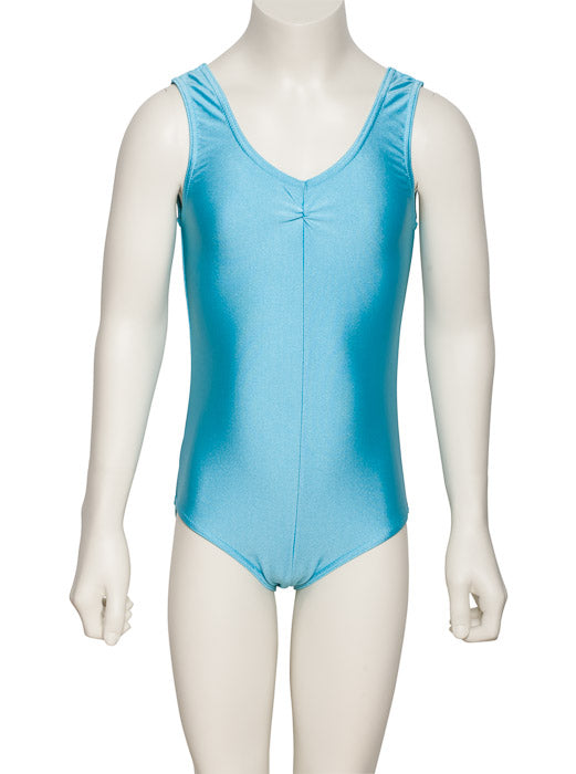 KDC006 Girls All Colours Nylon Lycra Sleeveless Ruched Dance Gymnastics Leotard