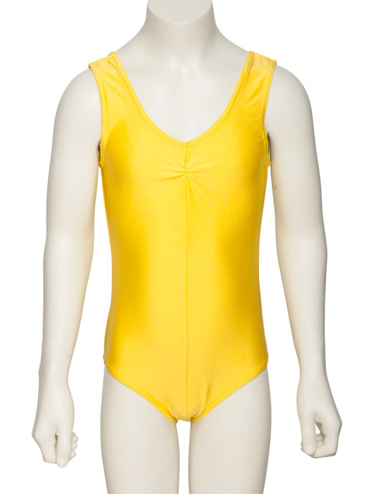 KDC006 Girls All Colours Nylon Lycra Sleeveless Ruched Dance Gymnastics Leotard