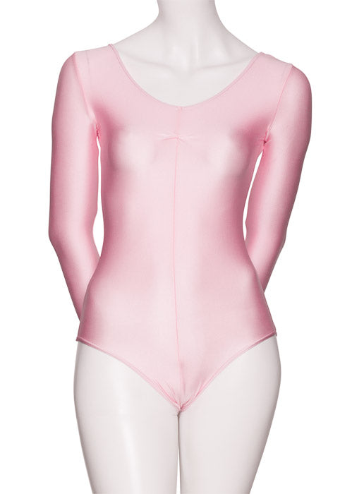 KDC009 Women's All Colours Nylon Lycra Long Sleeve Ruched Dance Gymnastics Leotard
