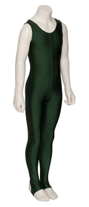 KDC011 Girls All Colours Lycra Sleeveless Dance Catsuit With Stirrups