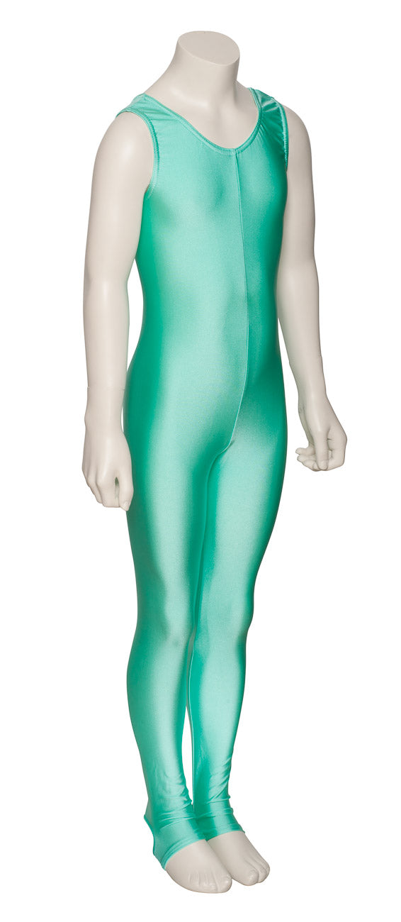 KDC011 Girls All Colours Lycra Sleeveless Dance Catsuit With Stirrups