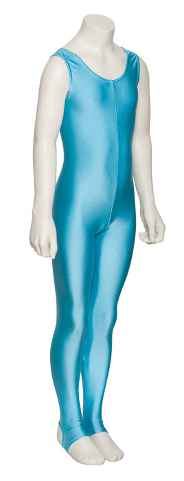 KDC011 Girls All Colours Lycra Sleeveless Dance Catsuit With Stirrups
