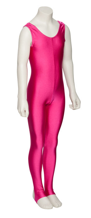 KDC011 Girls All Colours Lycra Sleeveless Dance Catsuit With Stirrups