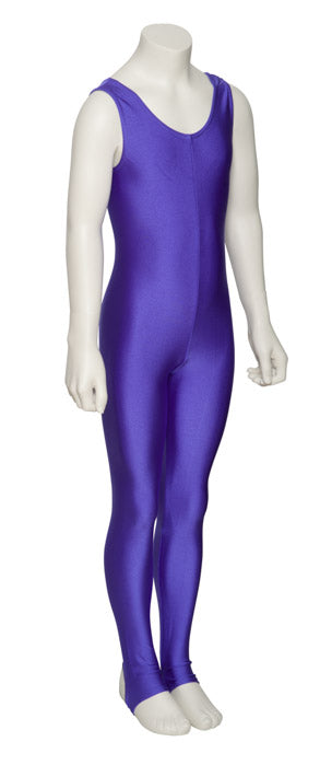 KDC011 Girls All Colours Lycra Sleeveless Dance Catsuit With Stirrups