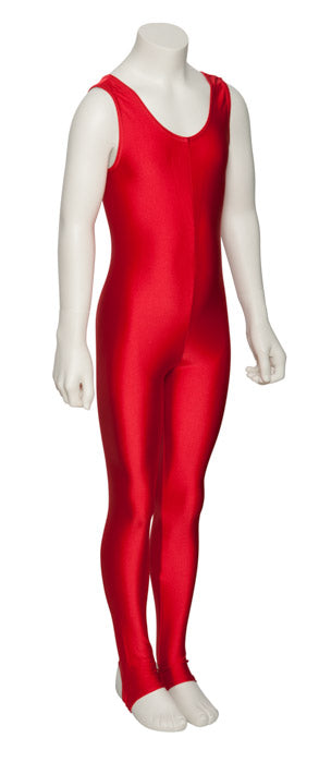 KDC011 Girls All Colours Lycra Sleeveless Dance Catsuit With Stirrups