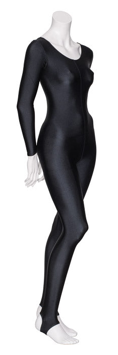 KDC012 Women's All Colours Lycra Long Sleeve Stirrup Dance Catsuit