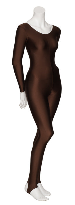 KDC012 Women's All Colours Lycra Long Sleeve Stirrup Dance Catsuit