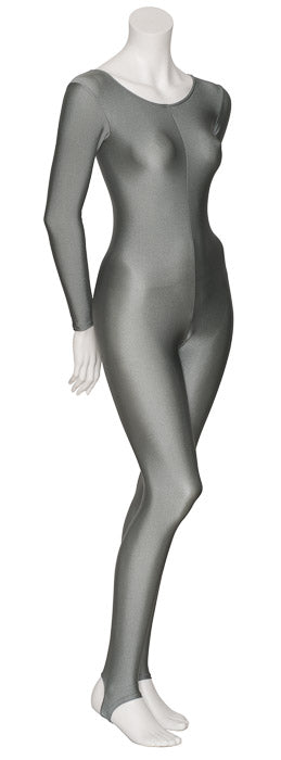 KDC012 Women's All Colours Lycra Long Sleeve Stirrup Dance Catsuit