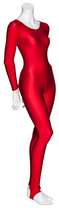 KDC012 Women's All Colours Lycra Long Sleeve Stirrup Dance Catsuit