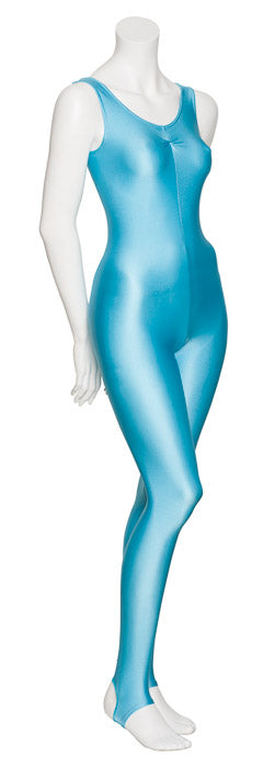 KDC013 Women's All Colours Lycra Ruched Front Sleeveless Stirrup Dance Catsuit