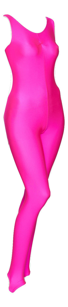 KDC013 Women's All Colours Lycra Ruched Front Sleeveless Stirrup Dance Catsuit