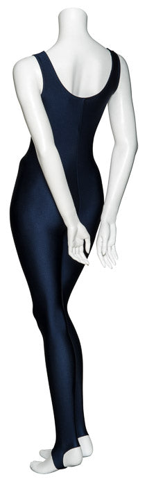 KDC013 Women's All Colours Lycra Ruched Front Sleeveless Stirrup Dance Catsuit