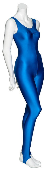 KDC013 Women's All Colours Lycra Ruched Front Sleeveless Stirrup Dance Catsuit
