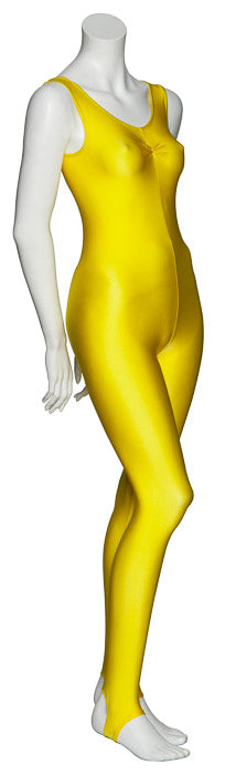 KDC013 Women's All Colours Lycra Ruched Front Sleeveless Stirrup Dance Catsuit