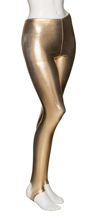 KDT001 Women's All Colours Shiny METALLIC Shiny Dance Tights Leggings With Stirrups