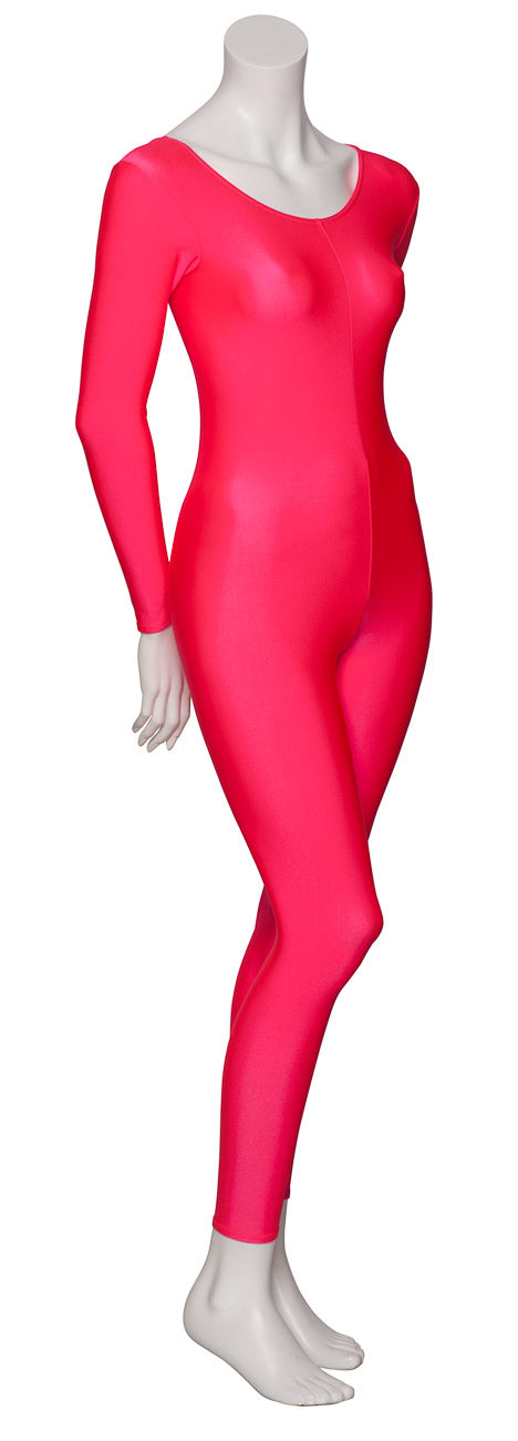 KDC017 Girls All Colours Lycra Long Sleeve Footless Dance Catsuit
