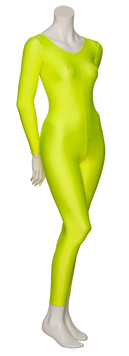 KDC017 Girls All Colours Lycra Long Sleeve Footless Dance Catsuit