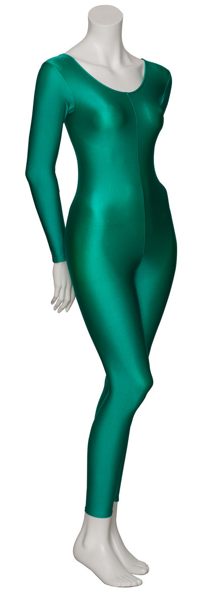 KDC017 Girls All Colours Lycra Long Sleeve Footless Dance Catsuit