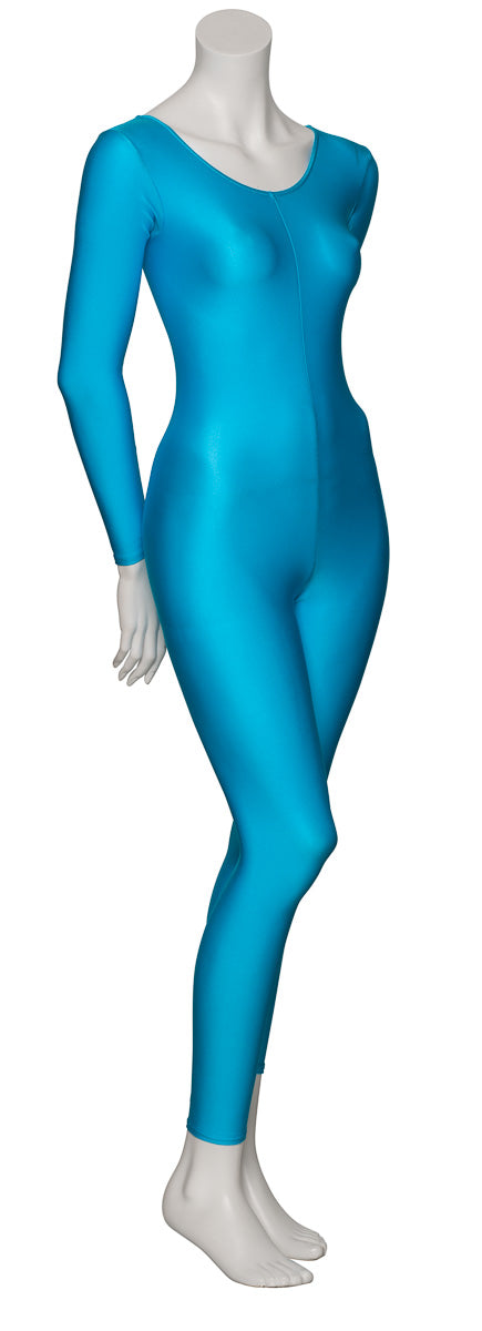 KDC017 Girls All Colours Lycra Long Sleeve Footless Dance Catsuit