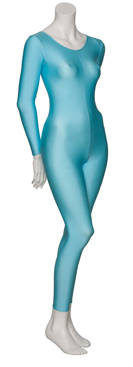 KDC017 Girls All Colours Lycra Long Sleeve Footless Dance Catsuit