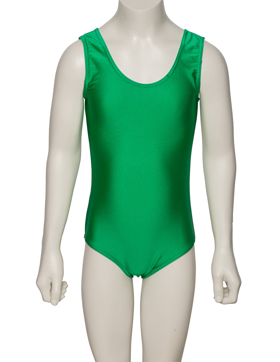 KDC026 Girls All Colours Nylon Lycra Sleeveless Plain Dance Gymnastics Leotard