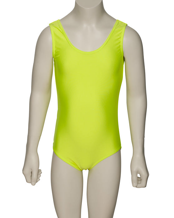 KDC026 Girls All Colours Nylon Lycra Sleeveless Plain Dance Gymnastics Leotard