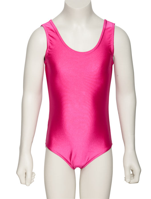 KDC026 Girls All Colours Nylon Lycra Sleeveless Plain Dance Gymnastics Leotard