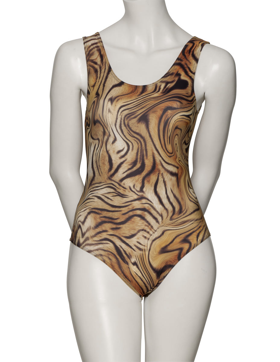 KDC026 All Colours ANIMAL PRINT Women's Girls Lycra Sleeveless Dance Leotard