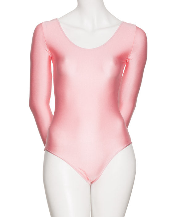 KDC029 Women's All Colours Nylon Lycra Long Sleeve Plain Dance Gymnastics Leotard