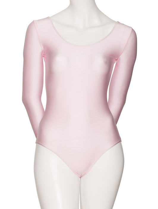 KDC029 Women's All Colours Nylon Lycra Long Sleeve Plain Dance Gymnastics Leotard