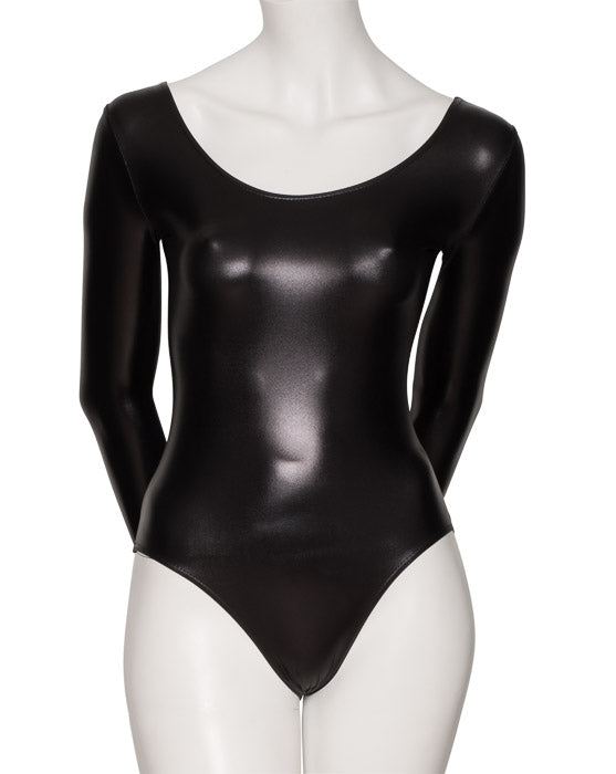 KDC029 Women's Shiny METALLIC All Colours Long Sleeve Dance Leotard