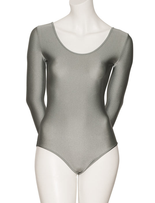KDC029 Women's All Colours Nylon Lycra Long Sleeve Plain Dance Gymnastics Leotard