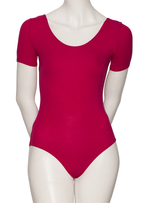 KDC037 Women's All Colours Cotton Short Sleeve Ballet Dance Leotard