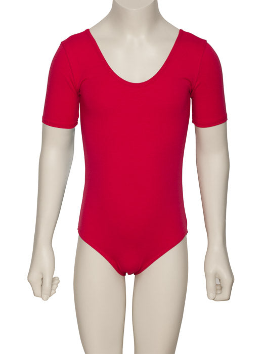 KDC037 Girls All Colours Cotton Short Sleeve Ballet Dance Leotard