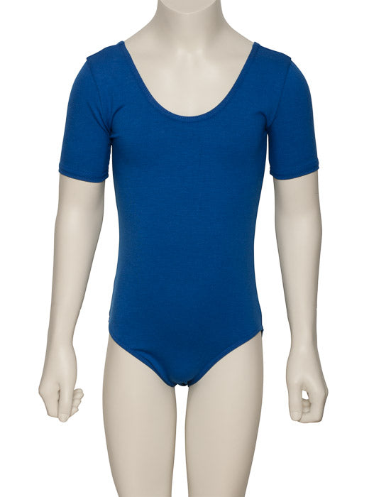 KDC037 Girls All Colours Cotton Short Sleeve Ballet Dance Leotard