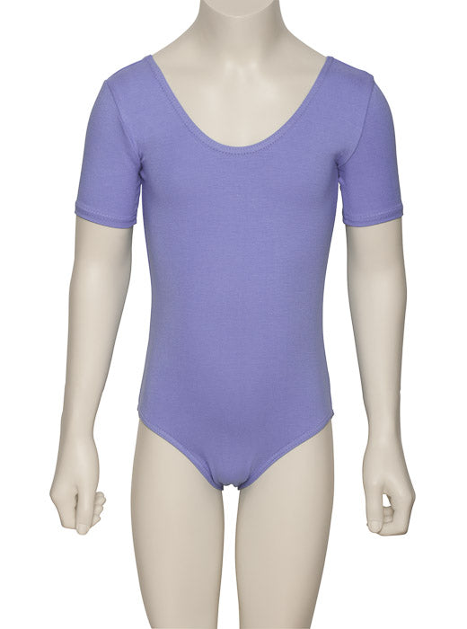 KDC037 Girls All Colours Cotton Short Sleeve Ballet Dance Leotard