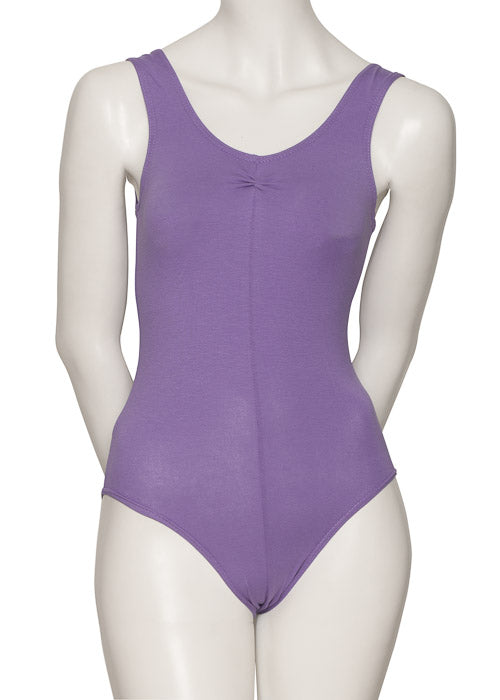 KDC038 Ruched Women's All Colours Cotton Sleeveless Ballet Dance Leotard